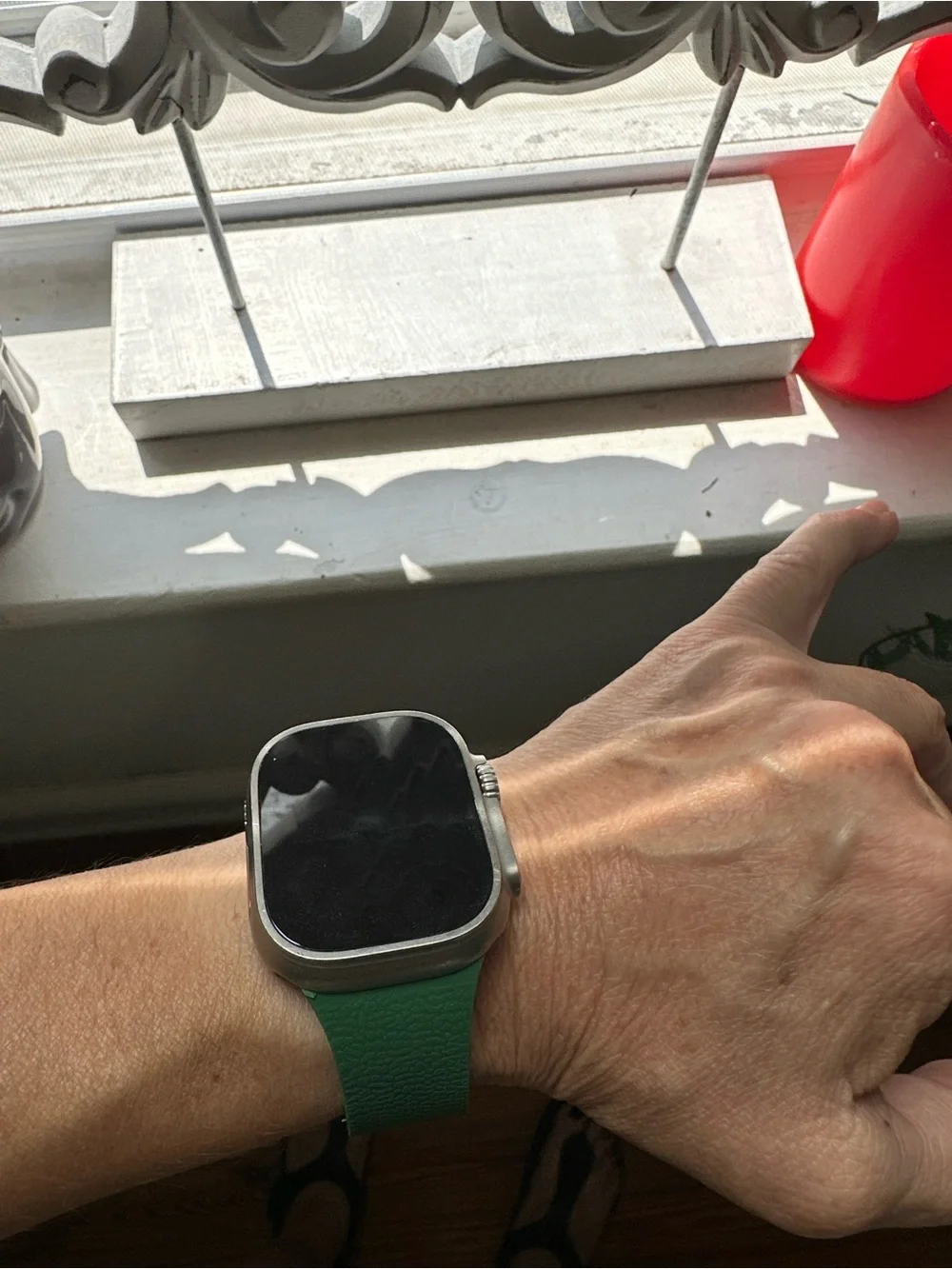 Green Textured Sport Band for Apple Smartwatches 38-49mm
